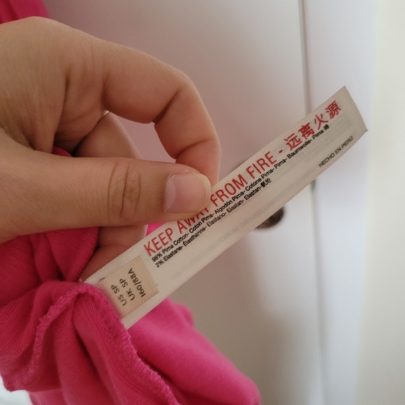 Anthropologie Saturday Sunday Addy Ribbed Midi Dress Belted Waist Tie Pink - Picture 4 of 5